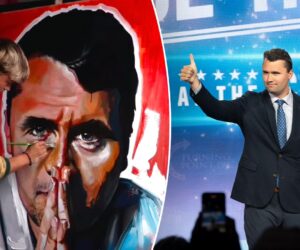 Viral Charlie Kirk portrait earns praise, death threats for faith-driven artist