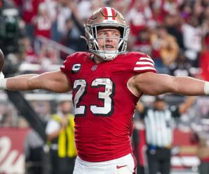 Christian McCaffrey’s touchdown vs Falcons should have been penalty, ex-ref says