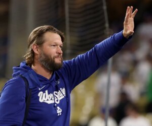 Clayton Kershaw takes in final moments at Dodger Stadium