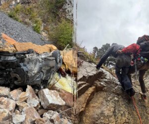 Driver miraculously survives 300-foot plunge off Colorado highway