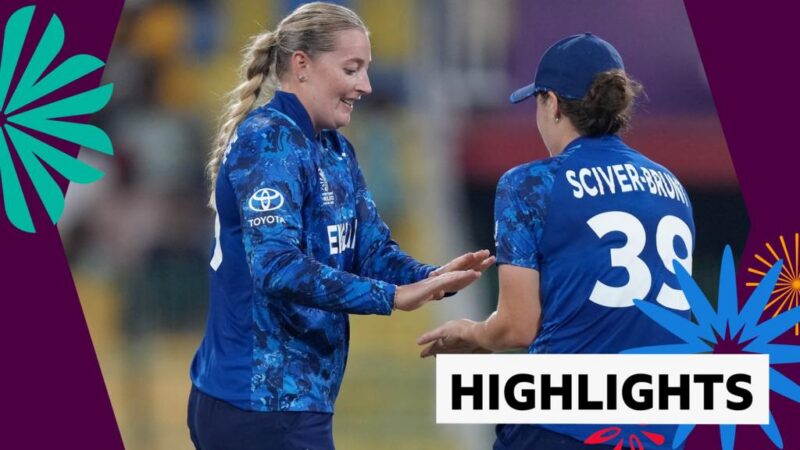 Women’s Cricket World Cup: England vs Sri Lanka – highlights