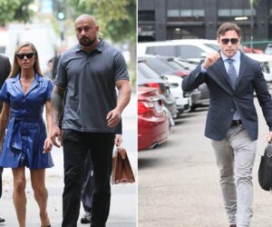 Denise Richards breaks down testifying about alleged abuse by estranged husband