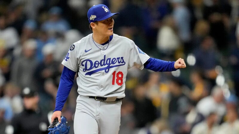 MLB news: Dodgers win beat Brewers in Game 2 behind Yoshinobu Yamamoto’s gem