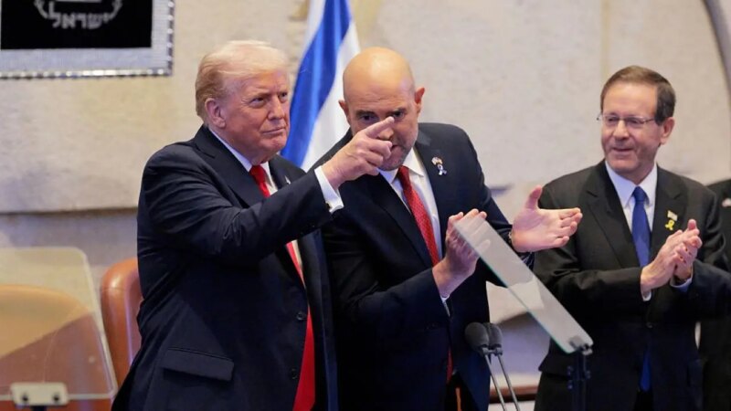 Trump declares ‘golden age of the Middle East’ in Israeli Knesset speech