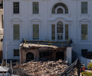 PHOTOS: A look at the construction progress of Trump’s ballroom