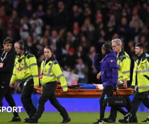 Michelle Agyemang: England striker carried off on a stretcher in win against Australia