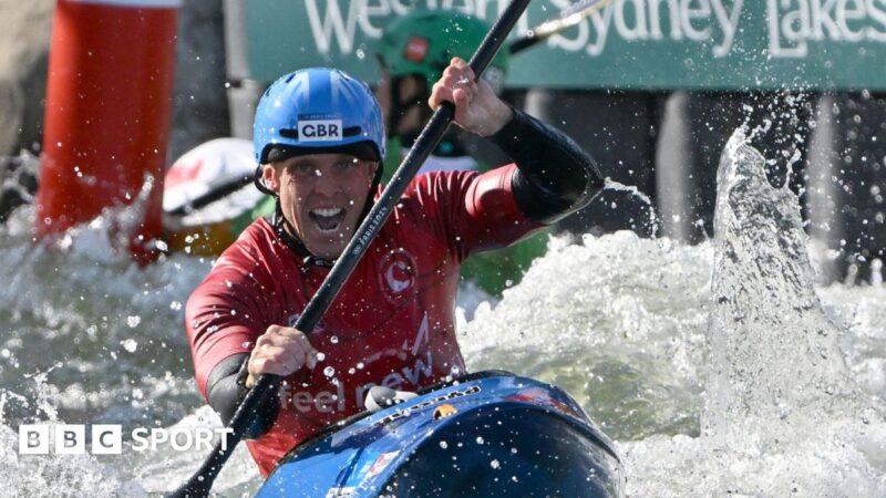 Canoe Slalom World Championships: GB’s Joe Clarke wins kayak cross gold