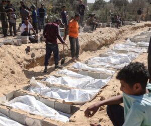 54 bodies returned by Israel buried in Gaza mass grave