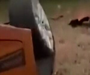 Video shows baby rescued from beneath overturned car