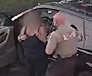 Woman choking while driving saved by officer