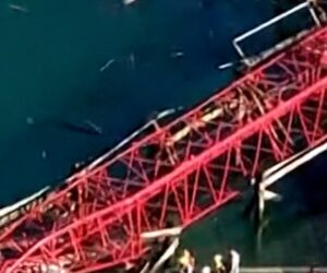 Crane collapse kills two people at construction site
