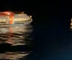 Sinking raft rescued by Royal Caribbean cruise ship