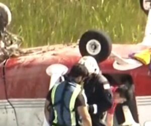 2 rescued after small plane crashes in Florida