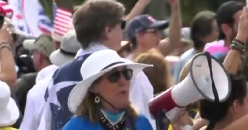 Crowds gather for ‘No Kings’ protest in Miami