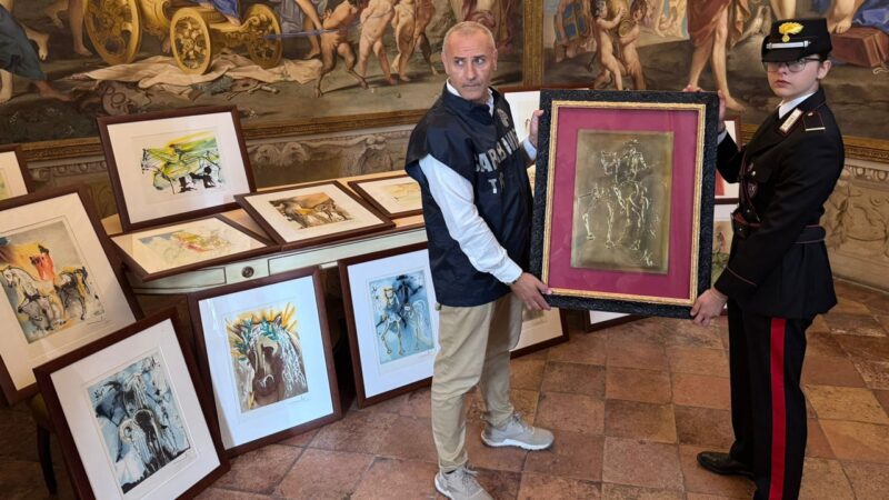 21 forged Salvador Dalí pieces were seized from Parma art exhibition in Italy