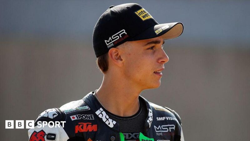 Noah Dettwiler ‘no longer critical’ after Moto3 crash