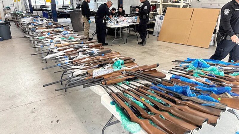 Father and son arrested for allegedly smuggling 400 firearms into Mexico from US