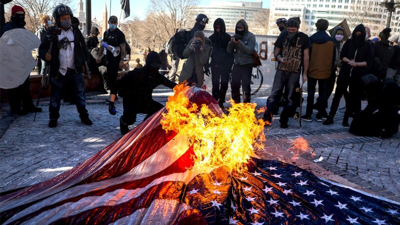 UVA antifascist students plan American flag burning protest Friday