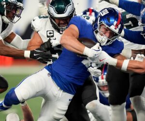 Giants’ Cam Skattebo used to run into telephone poles as a kid, mom reveals