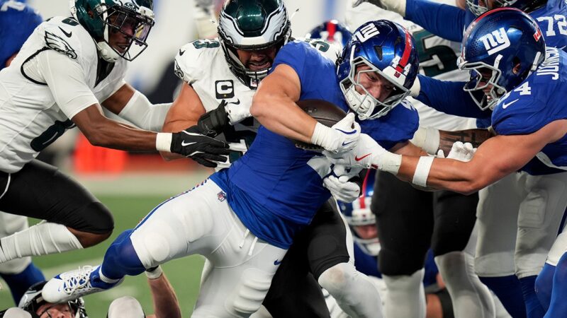 Giants’ Cam Skattebo used to run into telephone poles as a kid, mom reveals
