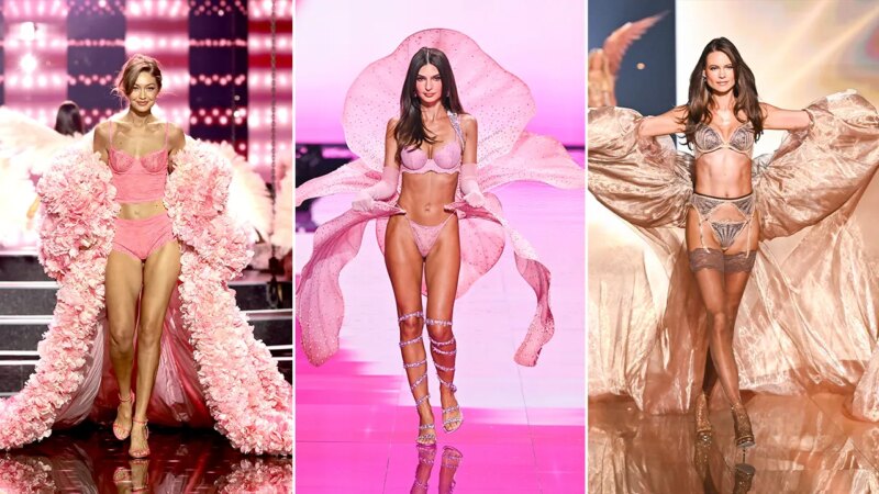 Gigi Hadid, Emily Ratajkowski walk Victoria’s Secret Fashion Show runway