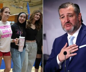 Ted Cruz condemns women who made gestures at girls sports protesters