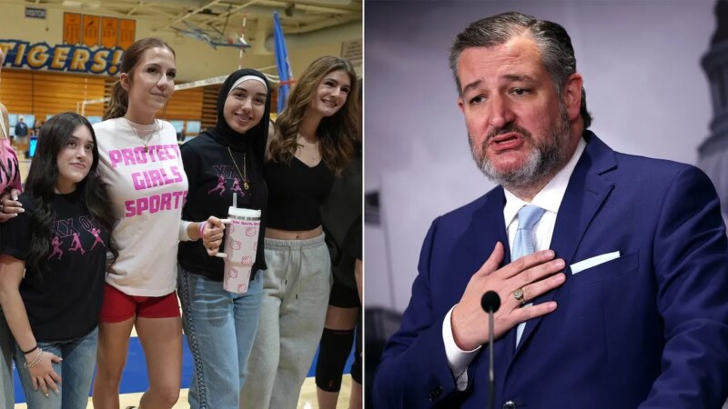 Ted Cruz condemns women who made gestures at girls sports protesters