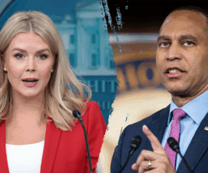 Jeffries attacks Leavitt as ‘sick’ and ‘demented’ amid government shutdown