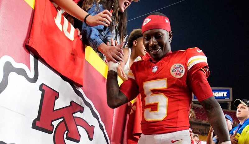 Chiefs’ Hollywood Brown got baptized days before two-touchdown game vs Lions