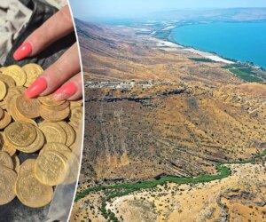 Ancient treasure of gold coins, jewelry unearthed by archaeologists near Sea of Galilee