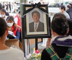 Abe assassin pleads guilty as Trump meets with Japan’s new prime minister