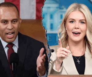 Karoline Leavitt fires back after Hakeem Jeffries’ personal attack amid shutdown