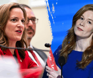 Michigan Dems ‘unity’ dinner overshadowed by ‘MAGA=NAZI,’ ’86 47′ display