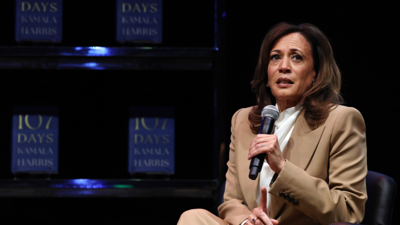 Kamala Harris book tour disrupted by protesters during Chicago event
