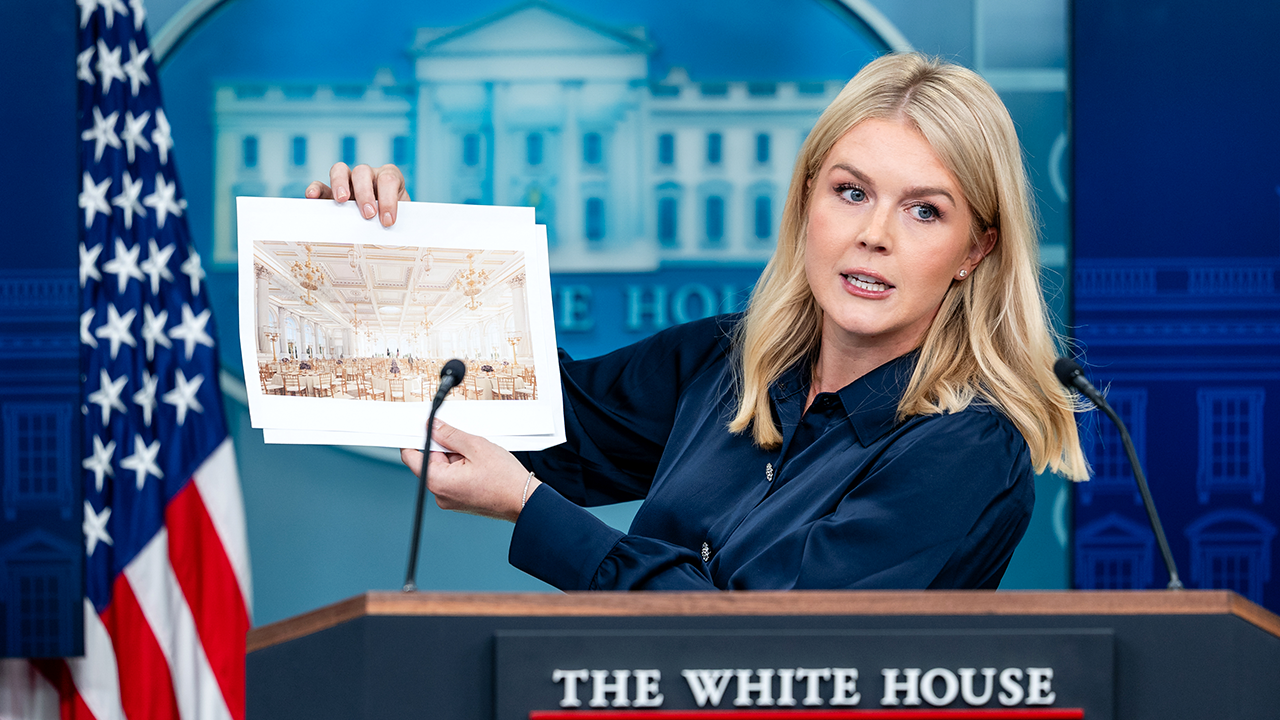 White House pushes back on reports Trump naming ballroom after himself