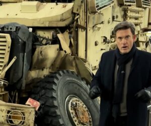 Destroyed U.S. tanks displayed at Russian war museum