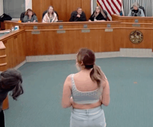 Maine women undress at school board meeting to protest trans athletes