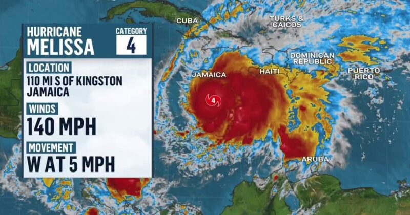 Watch live: Hurricane Melissa tracker