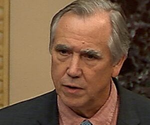 Merkley gives marathon floor speech protesting Trump