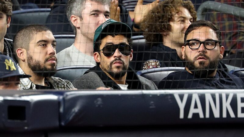 Bad Bunny appears to stay seated during ‘God Bless America’ at Yankee Stadium: report