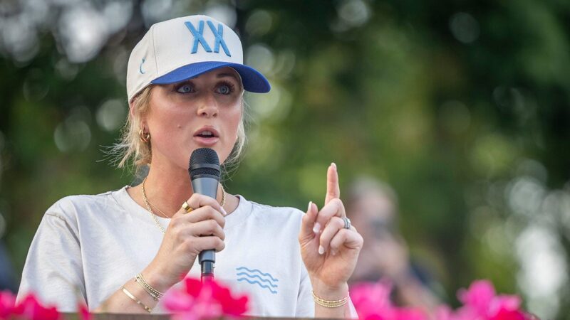 Riley Gaines calls out Democrat ‘virtue signaling’