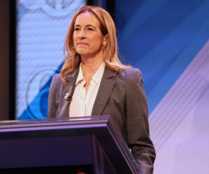 Sherrill campaigns with Whitmer and Moore in New Jersey governor race