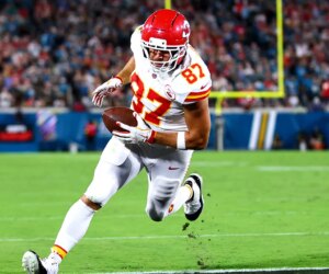Travis Kelce scores days after Taylor Swift’s album release