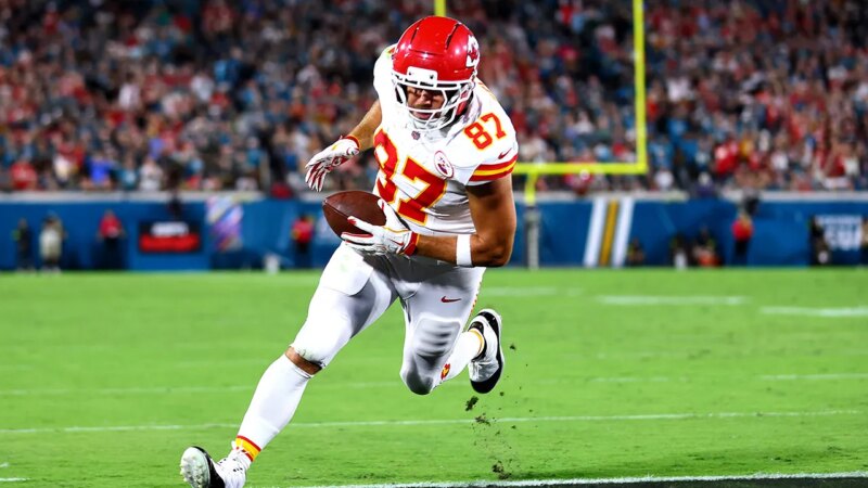 Travis Kelce scores days after Taylor Swift’s album release