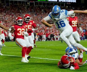Lions trick play TD taken away after penalty