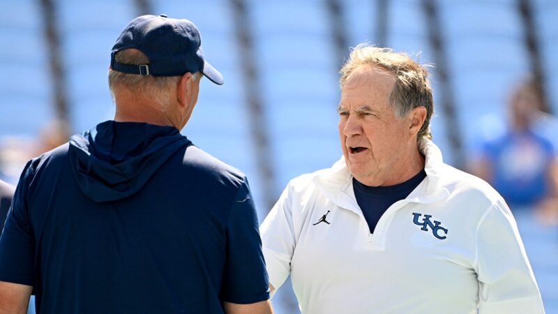 Bill Belichick has no plans to leave UNC football
