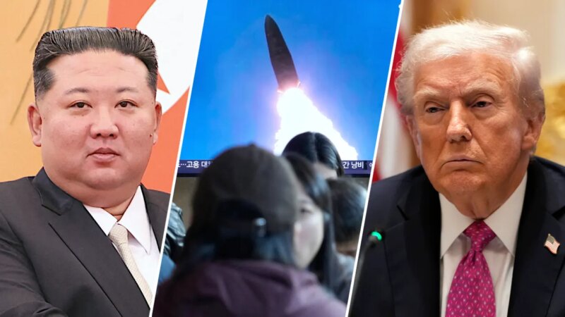North Korea fires ballistic missiles days before Trump’s Asia trip