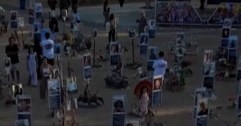 Drone video shows Nova Music Festival memorial