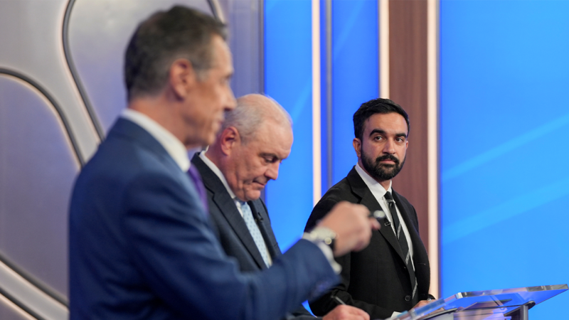 Mamdani faces grueling attacks from opponents in debate as he leads race