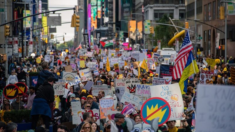Man arrested in NYC during ‘No Kings’ protests over alleged federal threats